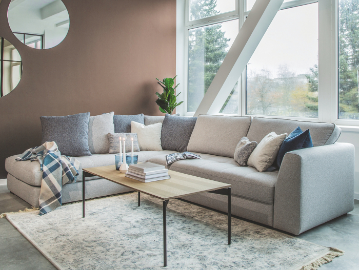 Coltar Extensibil Carolina Modular Personalizabil 297x228cm Tapiterie Stofa sau Piele [2]