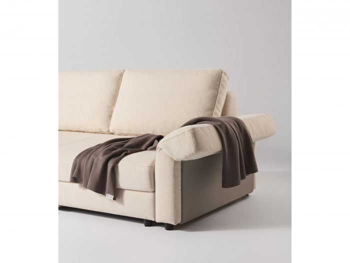 Coltar Extensibil cu Sezlong si Spatiu de Depozitare Cliff Personalizabil 330cm Stil Contemporan Cadru Lemn Masiv Tapiterie Stofa [9]
