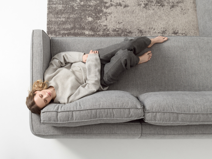 Coltar Extensibil cu Sezlong si Spatiu de Depozitare Esse Personalizabil 309cm Stil Contemporan Cadru Lemn Masiv Tapiterie Stofa [44]