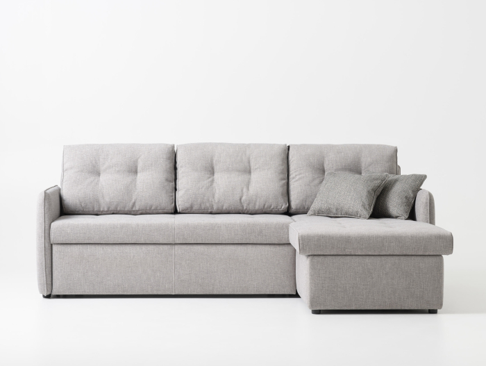 Coltar Extensibil cu Sezlong si Spatiu de Depozitare Stella Personalizabil 250cm Stil Modern Tapiterie Stofa [6]