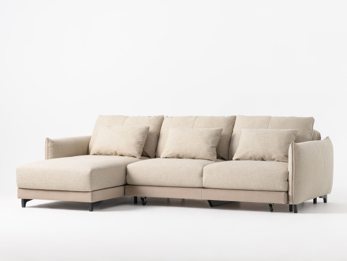 Coltar Extensibil cu Sezlong si Spatiu de Depozitare Tulon Personalizabil 260-290cm Stil Contemporan Tapiterie Stofa [5]