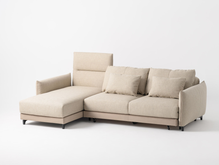 Coltar Extensibil cu Sezlong si Spatiu de Depozitare Tulon Personalizabil 260-290cm Stil Contemporan Tapiterie Stofa [14]