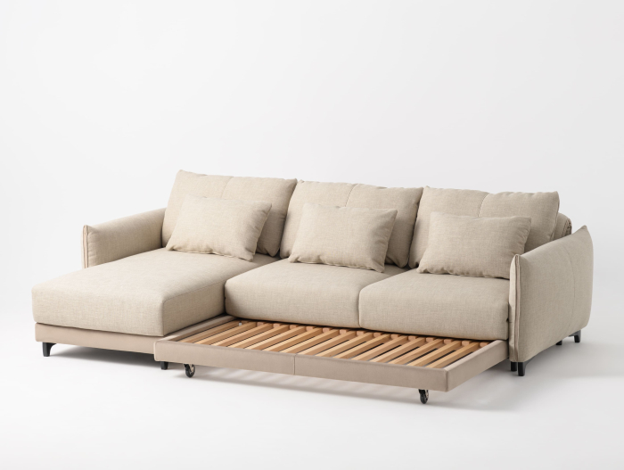 Coltar Extensibil cu Sezlong si Spatiu de Depozitare Tulon Personalizabil 260-290cm Stil Contemporan Tapiterie Stofa [16]