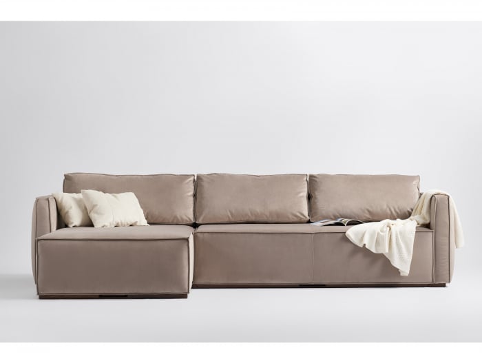 Coltar Extensibil cu Sezlong si Spatiu de Depozitare Esse Personalizabil 309cm Stil Contemporan Cadru Lemn Masiv Tapiterie Stofa [27]