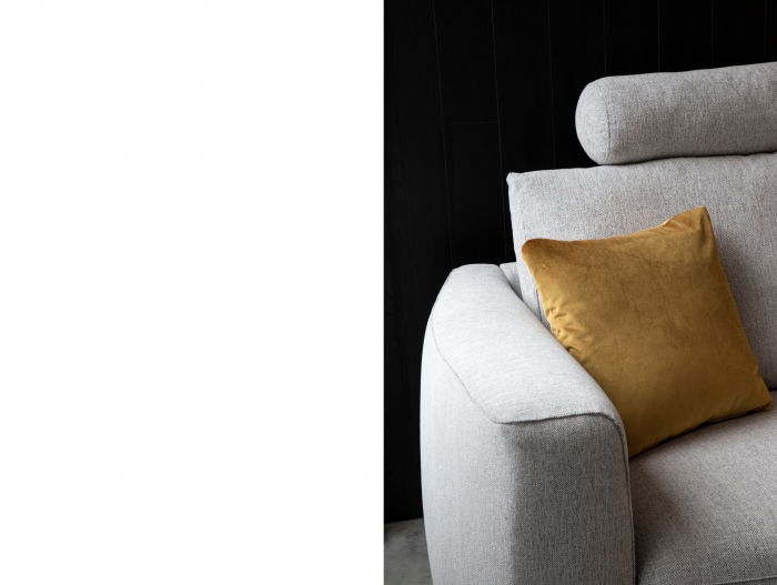 Coltar Extensibil cu Sezlong Helena Personalizabil 268cm Stil Scandinav Contemporan Cadru Lemn Masiv Tapiterie Stofa [6]