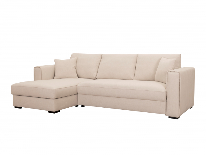 Coltar Extensibil cu Sezlong Helena Personalizabil 268cm Stil Scandinav Contemporan Cadru Lemn Masiv Tapiterie Stofa [2]