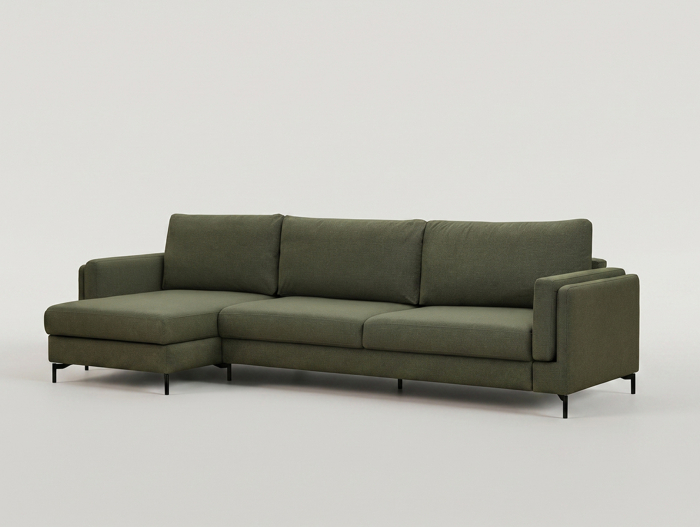 Coltar extensibil modular Hazel, personalizabil, cu spatiu de depozitare, stil scandinav, tapiterie stofa [2]