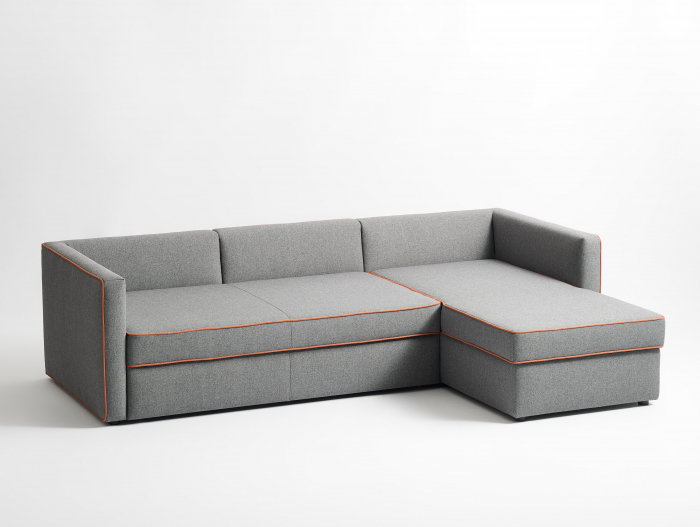 Coltar Extensibil cu Sezlong si Spatiu de Depozitare Mono Personalizabil 230-270cm Stil Contemporan Tapiterie Stofa [5]