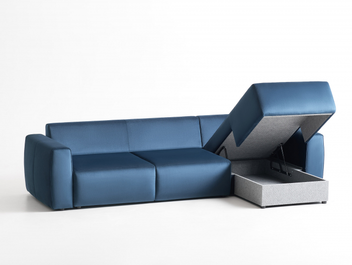 Coltar Extensibil cu Sezlong si Spatiu de Depozitare Moss Personalizabil 290-330cm Stil Contemporan Tapiterie Stofa [9]