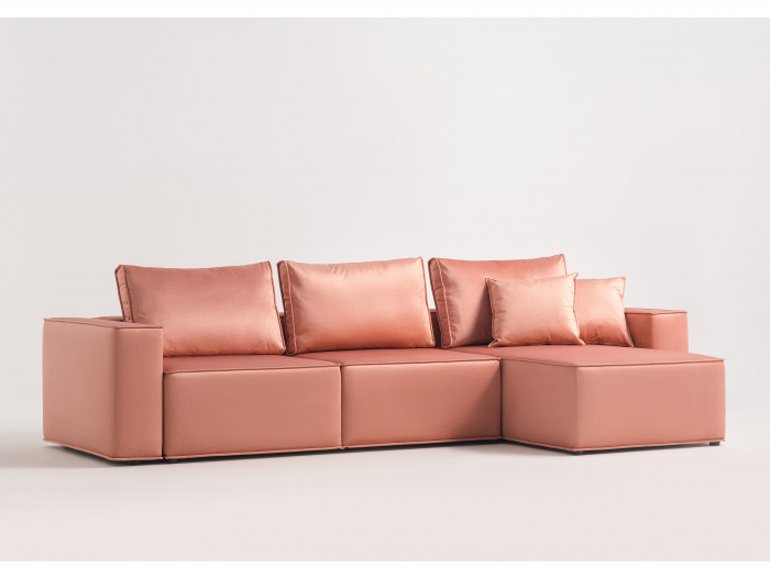 Coltar Extensibil cu Sezlong Move Personalizabil 230-320cm Stil Contemporan Tapiterie Stofa [2]