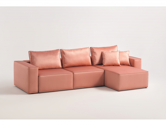 Coltar Extensibil cu Sezlong Move Personalizabil 230-320cm Stil Contemporan Tapiterie Stofa [21]