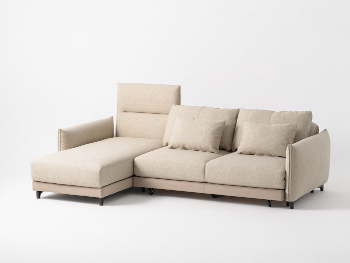 Coltar Extensibil cu Sezlong si Spatiu de Depozitare Tulon Personalizabil 260-290cm Stil Contemporan Tapiterie Stofa [13]