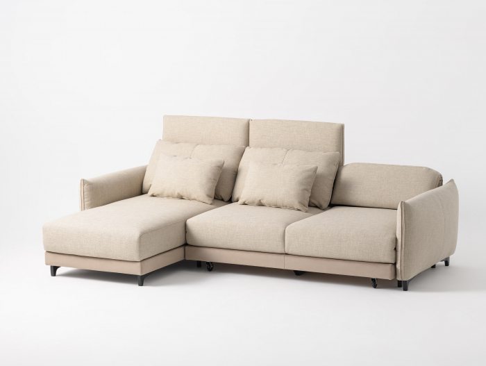 Coltar Extensibil cu Sezlong si Spatiu de Depozitare Tulon Personalizabil 260-290cm Stil Contemporan Tapiterie Stofa [12]