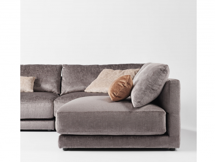 Coltar cu Sezlong Katarina Modular Personalizabil 385x227cm Stil Contemporan Cadru Lemn Masiv Tapiterie Stofa sau Piele [8]