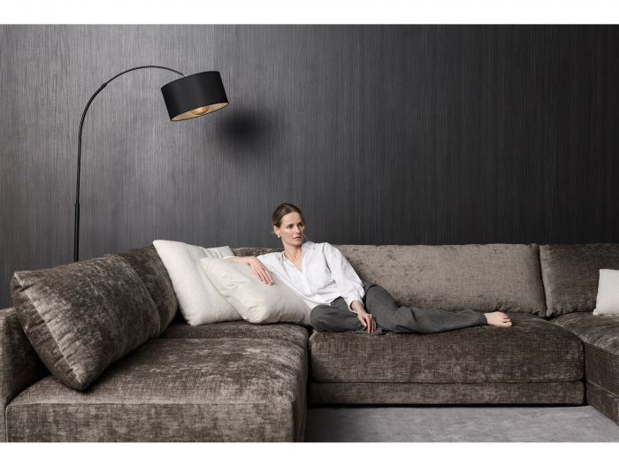 Coltar cu Sezlong Katarina Modular Personalizabil 385x227cm Stil Contemporan Cadru Lemn Masiv Tapiterie Stofa sau Piele [3]