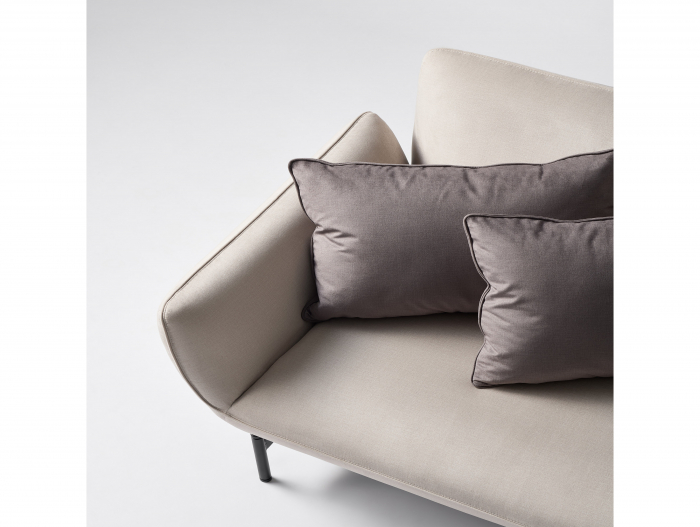 Coltar cu Sezlong Lotus Modular Personalizabil 342cm Stil Contemporan Cadru Lemn Masiv Tapiterie Stofa sau Piele [8]