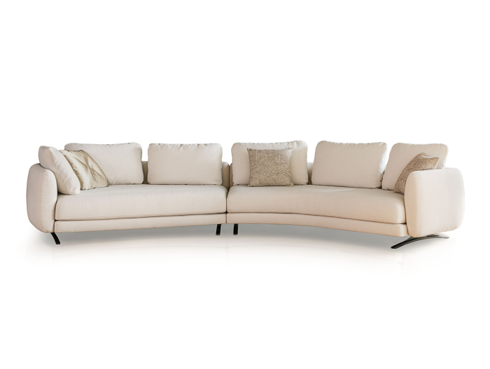Coltar modular Amalfi, personalizabil, cadru lemn masiv, tapiterie stofa, stil Contemporan [14]