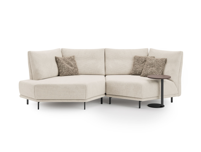 Coltar modular Anaga, personalizabil, cadru lemn masiv, tapiterie stofa, stil Contemporan [14]