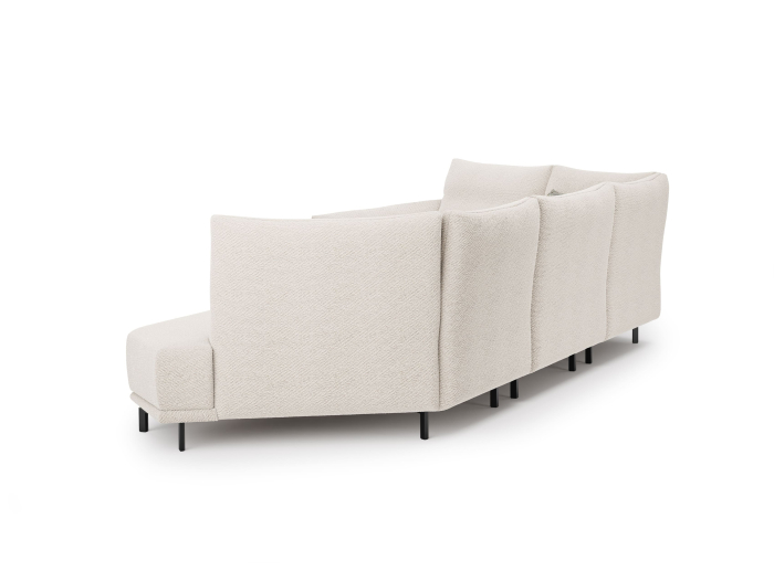 Coltar modular Anaga, personalizabil, cadru lemn masiv, tapiterie stofa, stil Contemporan [5]