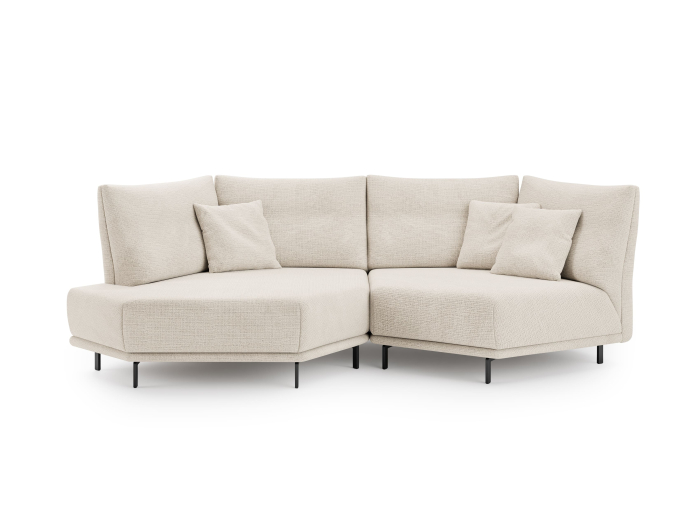 Coltar modular Anaga, personalizabil, cadru lemn masiv, tapiterie stofa, stil Contemporan [11]