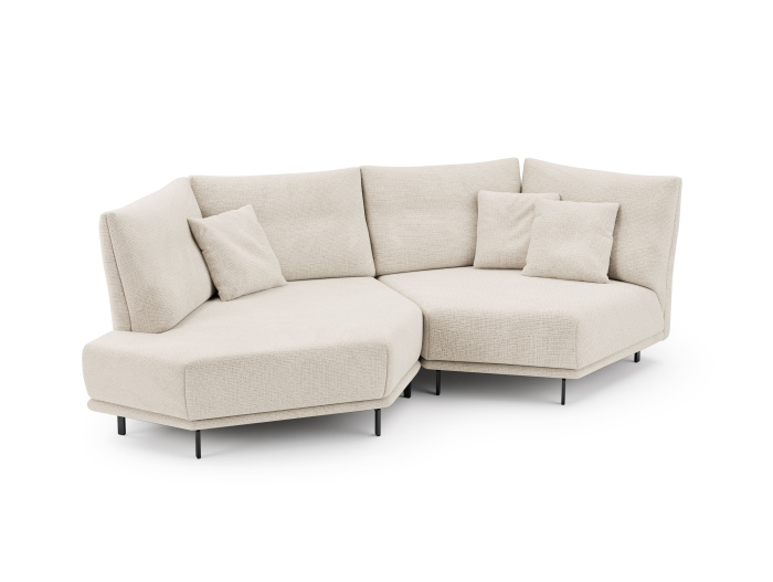 Coltar modular Anaga, personalizabil, cadru lemn masiv, tapiterie stofa, stil Contemporan [10]