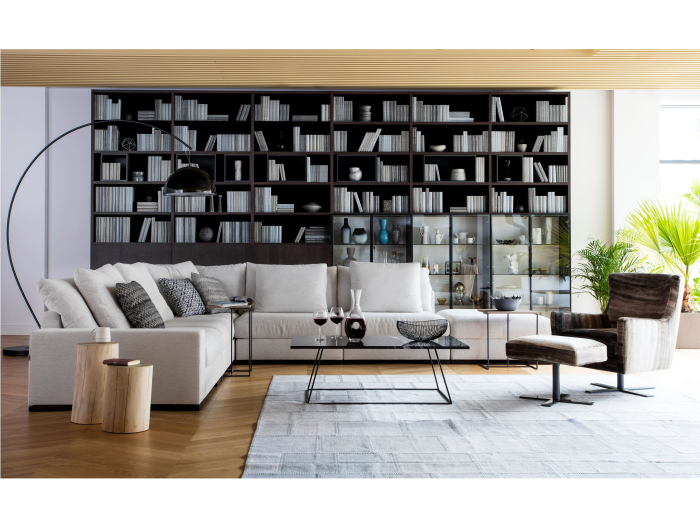 Coltar modular Avant, personalizabil, cadru lemn masiv, tapiterie stofa, ultra moale, stil Modern [7]