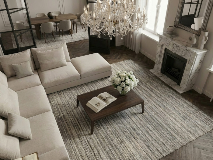 Coltar modular Avant, personalizabil, cadru lemn masiv, tapiterie stofa, ultra moale, stil Modern [27]