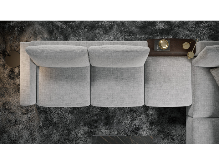 Coltar modular Calypso, personalizabil, cadru lemn masiv, tapiterie stofa, stil Contemporan [17]