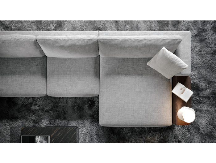 Coltar modular Calypso, personalizabil, cadru lemn masiv, tapiterie stofa, stil Contemporan [13]