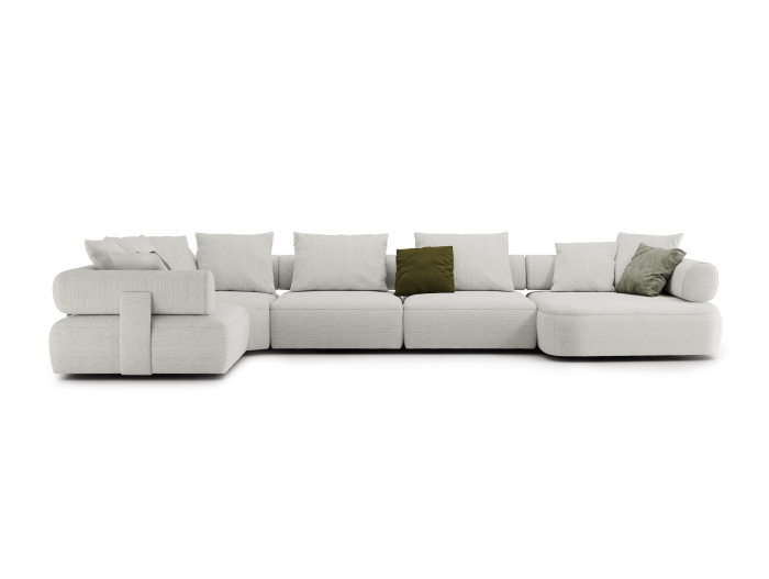 Coltar modular Goya, personalizabil, cadru lemn masiv, tapiterie stofa, stil Contemporan [14]