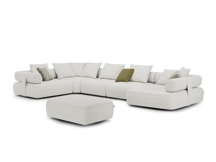 Coltar modular Goya, personalizabil, cadru lemn masiv, tapiterie stofa, stil Contemporan [16]