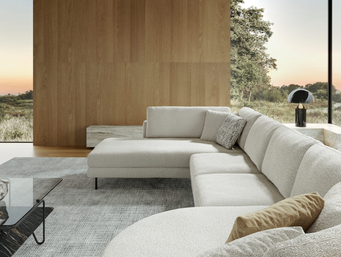 Coltar modular Hudson, personalizabil, cadru lemn masiv, tapiterie stofa, stil Contemporan [3]