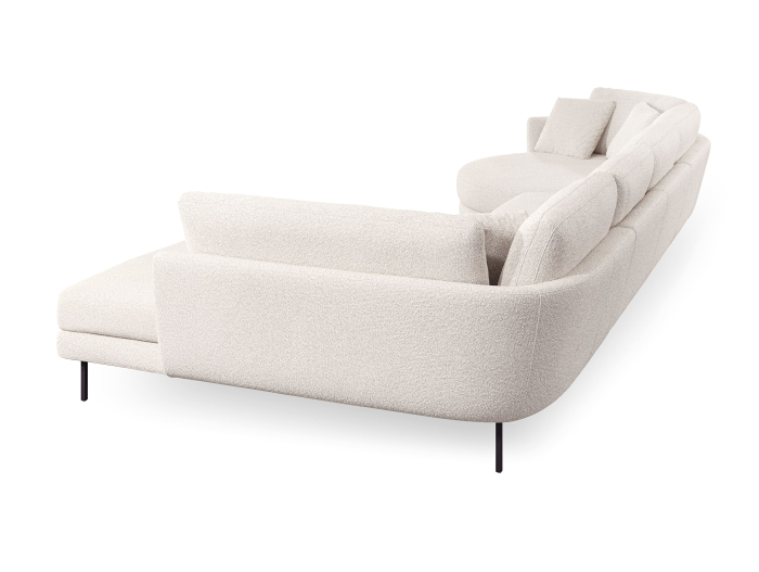 Coltar modular Hudson, personalizabil, cadru lemn masiv, tapiterie stofa, stil Contemporan [5]