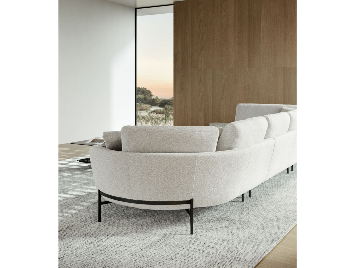 Coltar modular Hudson, personalizabil, cadru lemn masiv, tapiterie stofa, stil Contemporan [12]