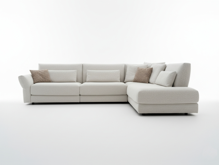 Coltar modular Luis, personalizabil, cadru lemn masiv, tapiterie stofa, stil Modern [4]