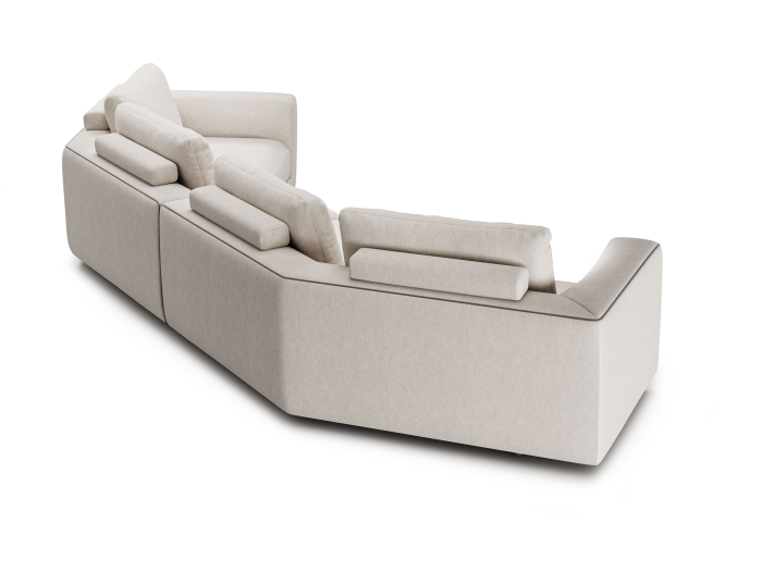 Coltar modular Maxwell, personalizabil, cadru lemn masiv, tapiterie stofa, stil Contemporan [11]