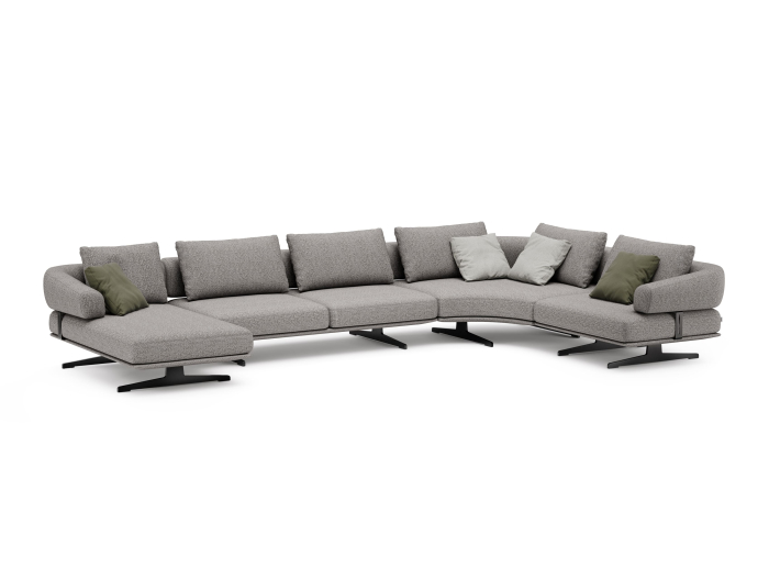 Coltar modular Mistral, personalizabil, cadru lemn masiv, tapiterie stofa, stil Contemporan [4]