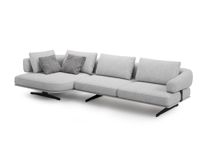 Coltar modular Mistral, personalizabil, cadru lemn masiv, tapiterie stofa, stil Contemporan [7]