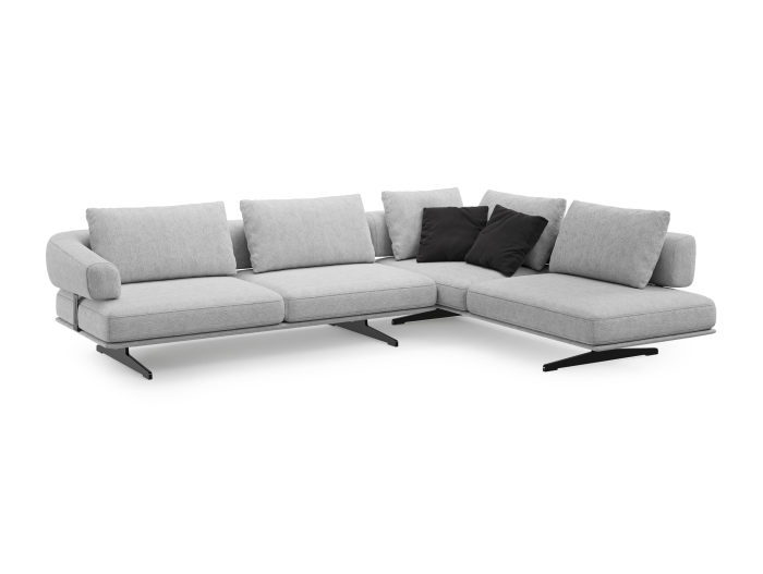 Coltar modular Mistral, personalizabil, cadru lemn masiv, tapiterie stofa, stil Contemporan [1]