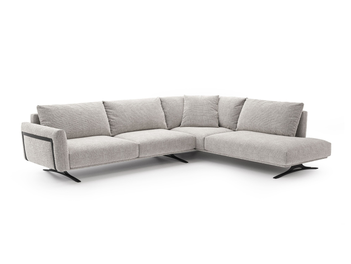 Coltar modular Oxygen, personalizabil, cadru lemn masiv, tapiterie stofa, stil Contemporan [1]