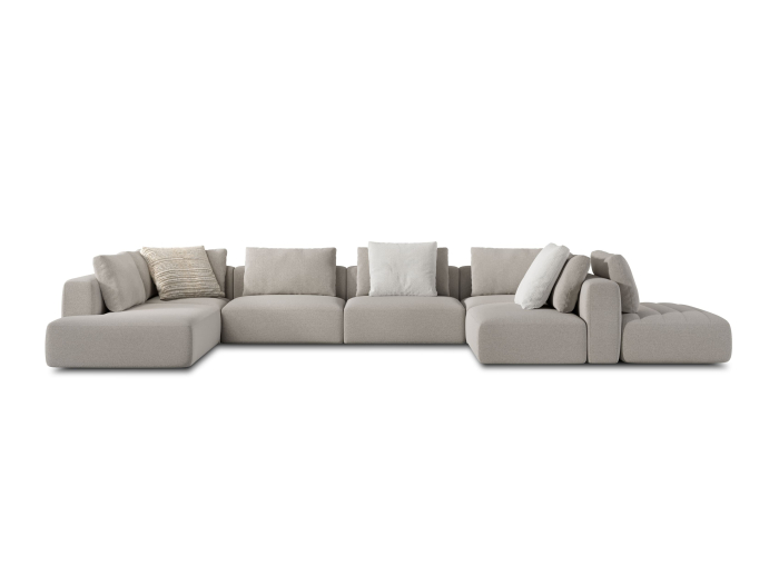 Coltar modular Reverso, personalizabil, cadru lemn masiv, tapiterie stofa, stil Contemporan [3]