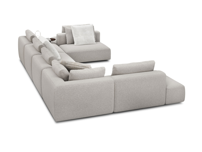 Coltar modular Reverso, personalizabil, cadru lemn masiv, tapiterie stofa, stil Contemporan [9]