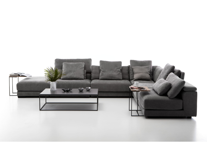 Coltar modular Samoa, personalizabil, cadru lemn masiv, tapiterie stofa, stil Contemporan [3]