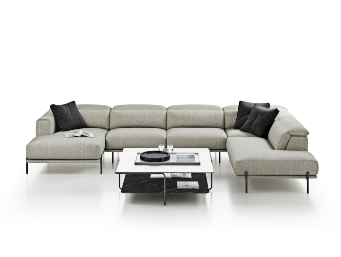 Coltar modular Spectra, personalizabil, cadru lemn masiv, tapiterie stofa, stil Modern [1]