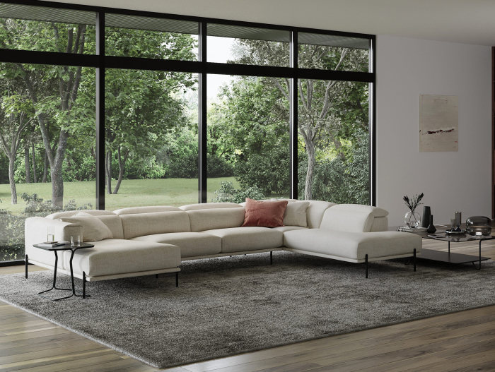 Coltar modular Spectra, personalizabil, cadru lemn masiv, tapiterie stofa, stil Modern [2]