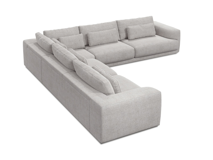 Coltar modular Willow, personalizabil, cadru lemn masiv, tapiterie stofa, stil Contemporan [15]
