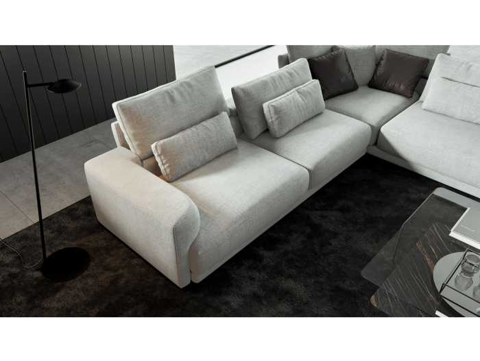 Coltar modular Willow, personalizabil, cadru lemn masiv, tapiterie stofa, stil Contemporan [21]