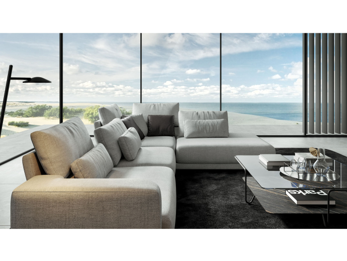 Coltar modular Willow, personalizabil, cadru lemn masiv, tapiterie stofa, stil Contemporan [20]