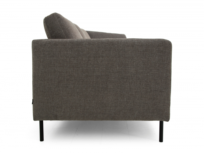 Coltar cu Modul Unghiular Oblic Nordic Modular Personalizabil 257cm Cadru Lemn Masiv Stil Scandinav Tapiterie Stofa sau Piele [5]
