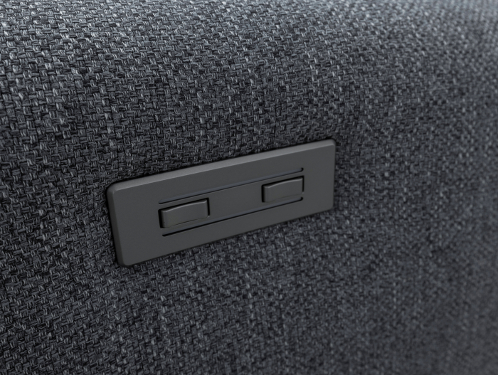 Coltar cu Recliner Hammington Modular Personalizabil 305x250cm Cadru Lemn Masiv Stil Scandinav Tapiterie Stofa sau Piele [7]